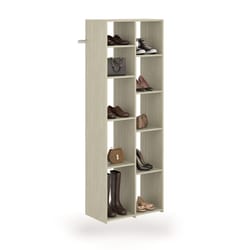 Easy Track .625 in. H X 14 in. W X 12 in. L Wood Laminate Closet Organizer Shelf