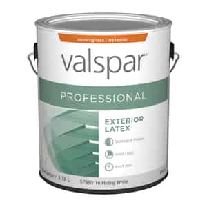 Valspar  Contractor Professional  Semi-Gloss  Basic White  Acrylic Latex  Paint  1 gal. 