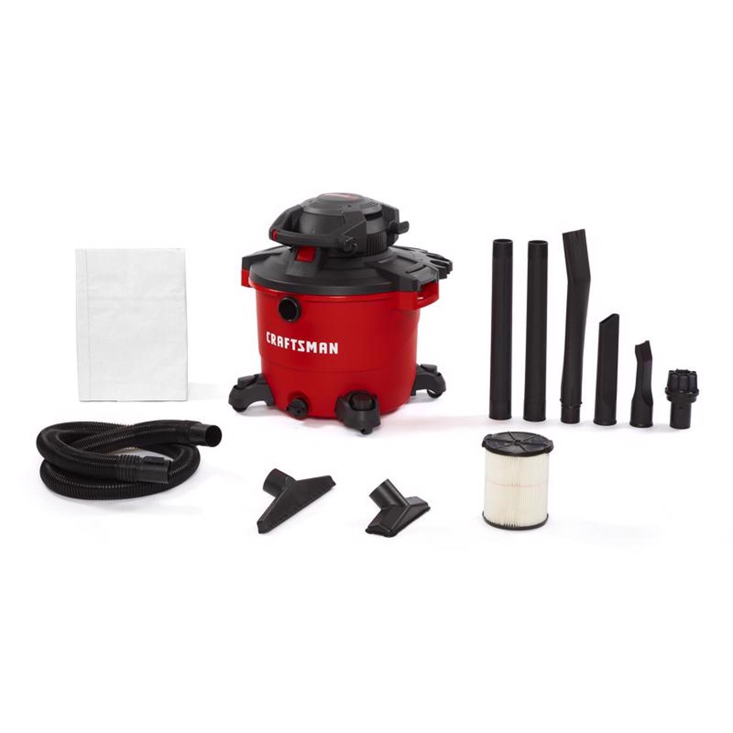 Craftsman 16 gal Corded Wet/Dry Vacuum with Blower 12 amps
