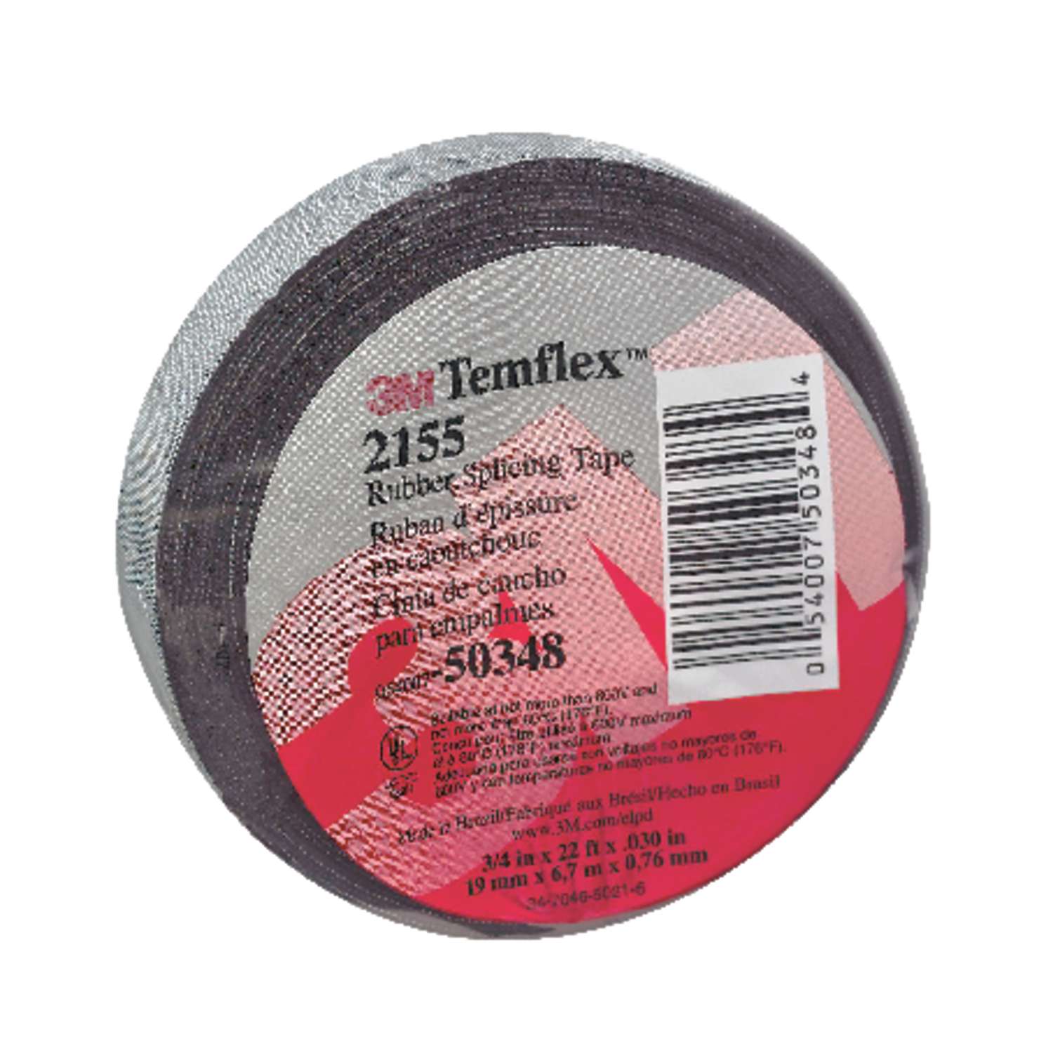 3M Temflex 3/4 in. W X 22 ft. L Black Rubber Splicing Tape Ace Hardware