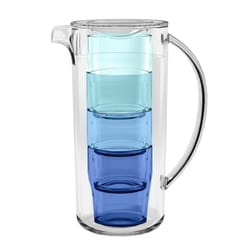 TarHong Simple 91 oz Assorted Acrylic Pitcher with Lid