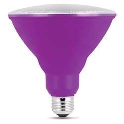 Feit PAR 38 E26 (Medium) LED Bulb Purple 90 Watt Equivalence 1 pk