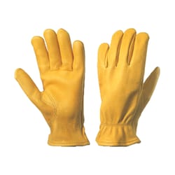 Wells Lamont Men's Driver Gloves Gold Large 3