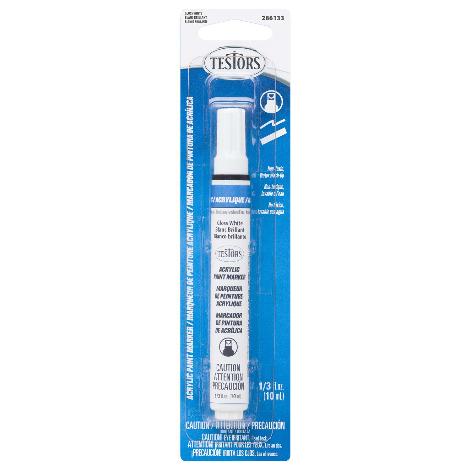 Testors Gloss White Paint Marker 0.33 oz Ace Hardware