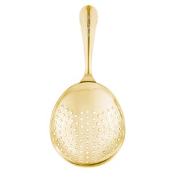 Final Touch Gold Stainless Steel Julep Strainer