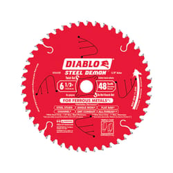 Diablo Steel Demon 6-1/2 in. D X 5/8 in. Stainless Steel Metal Saw Blade 48 teeth 1 pk