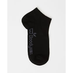 Boody Women's 3-9 Low Cut Socks Black