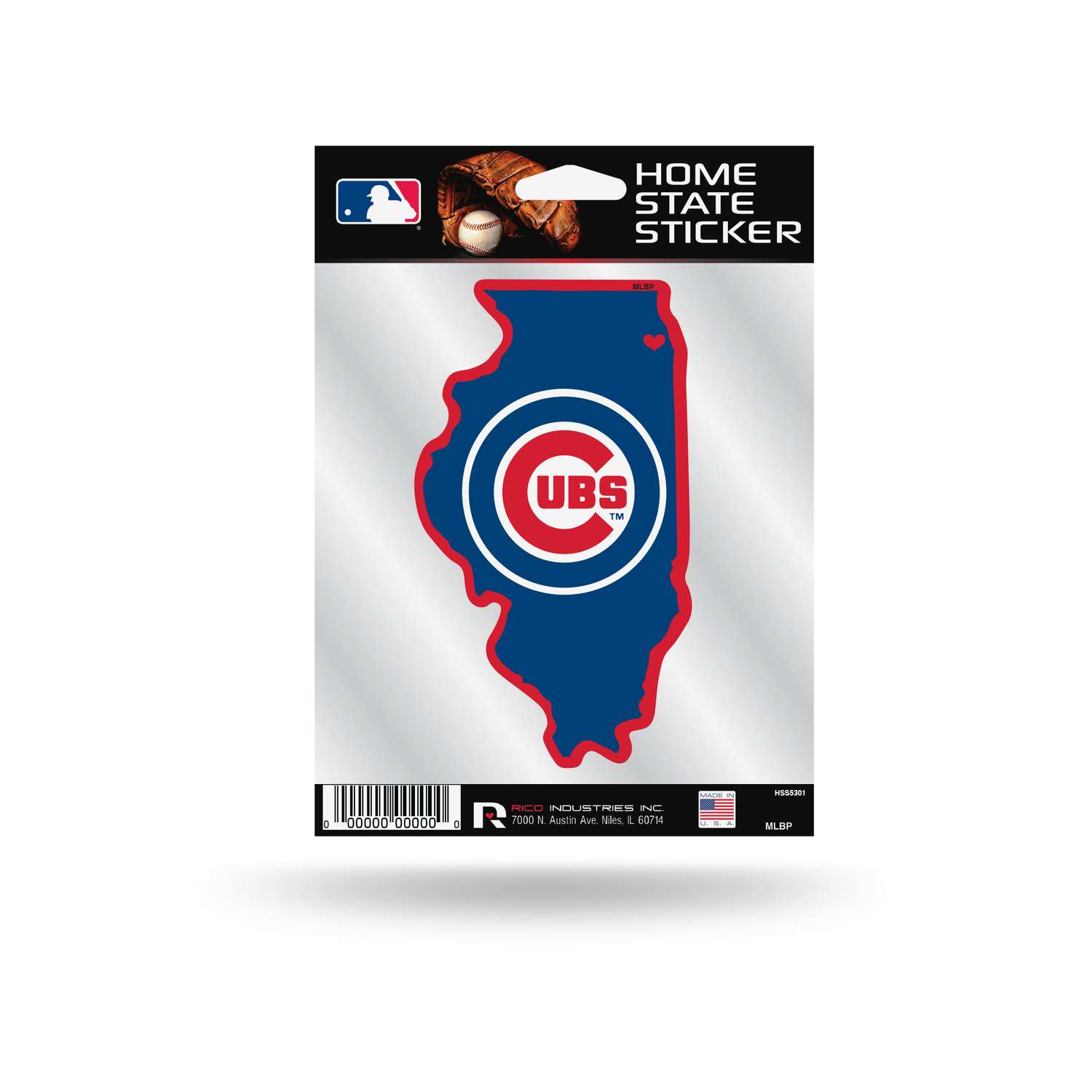 Chicago Cubs 3' x 5' W Flag with Logos by Rico