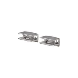 Dolle Flac 1.6 in. H X 1.6 in. W X 0.8 in. D Silver Metal Shelf Clips