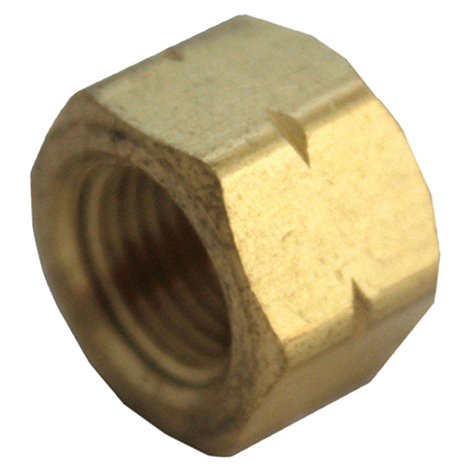 1/4 in. FPT Brass Cap - Ace Hardware