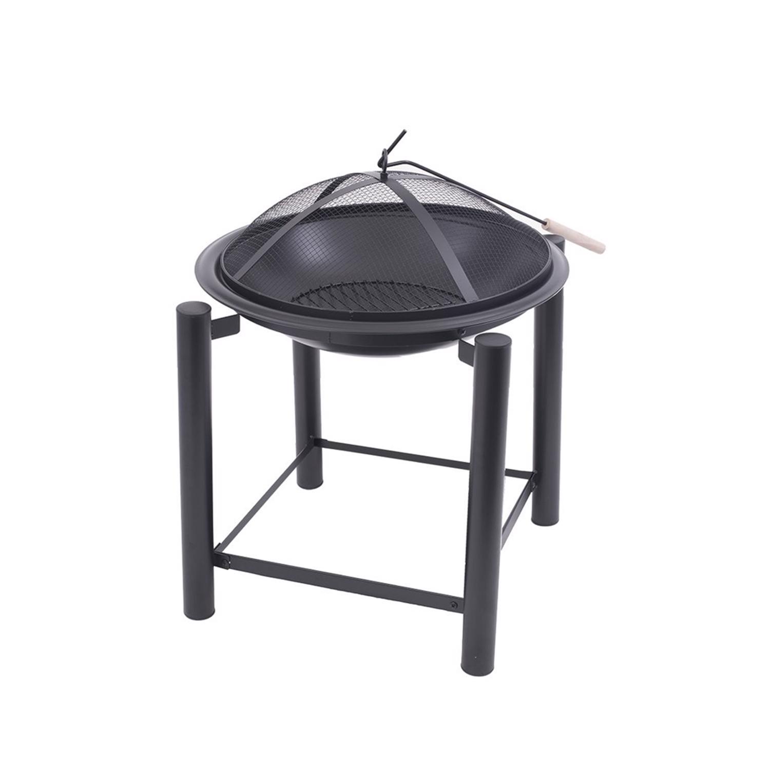 Blue Sky Outdoor Living 21.7 in. W Steel Square Wood Fire Pit Sansujyuku sansujyuku.com