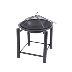 Blue Sky Outdoor Living 21.7 in. W Steel Square Wood Fire Pit