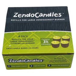 JT Eaton ZendoCandle Citronella Candle Candle For Mosquitoes 1 box