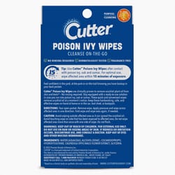 Cutter Poison Ivy Wipes 12 pk