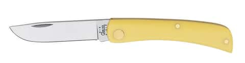 Case Sod Buster Jr. Yellow Chrome Vanadium 3.63 in. Pocket Knife 