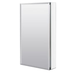 Zenna Home 26 in. H X 15 in. W X 5 in. D Rectangle Medicine Cabinet/Mirror