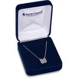 Montana Silversmiths Women's 4H Clover Silver Necklace Water Resistant