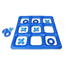 PoolCandy Blue Plastic Inflatable Jumbo Tic Tac Toe Game