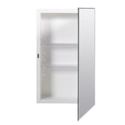 Zenna Home 26 in. H X 16 in. W X 4-1/2 in. D Rectangle Medicine Cabinet/Mirror