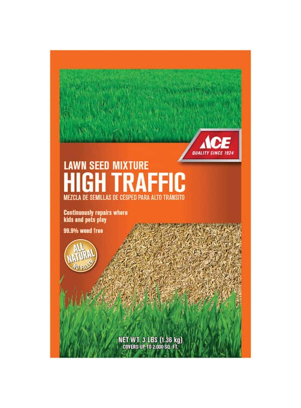 Ace High Traffic Mixed Sunshade Lawn Seed Mixture 3 Lb Ace Hardware 