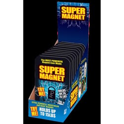 MagnetPal 4.75 in. L X .875 in. W Black Super Magnets 15 lb. pull 1 pk