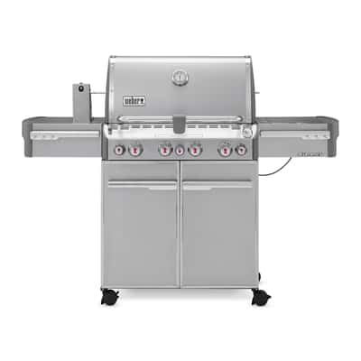 Weber Summit S 470 4 Burner Natural Gas Grill Stainless Steel Ace Hardware