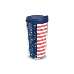 Tervis 16 oz Multicolored BPA Free Americana Stars Stripes Double Wall Tumbler