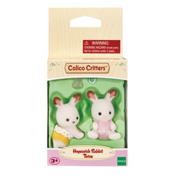 Calico Critters Hopscotch Rabbit Twins Dolls Plastic/Polyester 2 pc