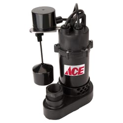 Ace 1/3 HP 3600 gph Aluminum Vertical Float Switch AC Sump Pump