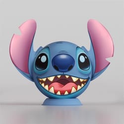 Ravensburger Stitch with Ear 3D Puzzle Multicolored 72 pc
