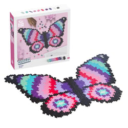 Plus-Plus Puzzle By Number Butterfly Puzzle Multicolored 800 pc