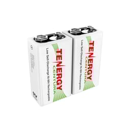 Tenergy Centura NiMH 9 V 200 mAh Rechargeable Battery 2 pk