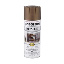 Rust-Oleum Stops Rust Metallic Antique Brass Metallic Spray Paint 11 oz