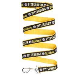 Pets First Team Colors Pittsburgh Steelers Nylon Dog Leash Medium