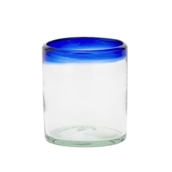 Amici Baja 13 oz Cobalt Blue Glass Old Fashion Cup