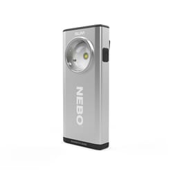 NEBO Slim 500 lm Silver LED Pocket Light