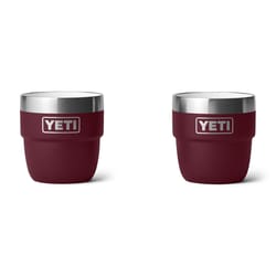 YETI Rambler 4 oz Wild Vine Red BPA Free Mug Set