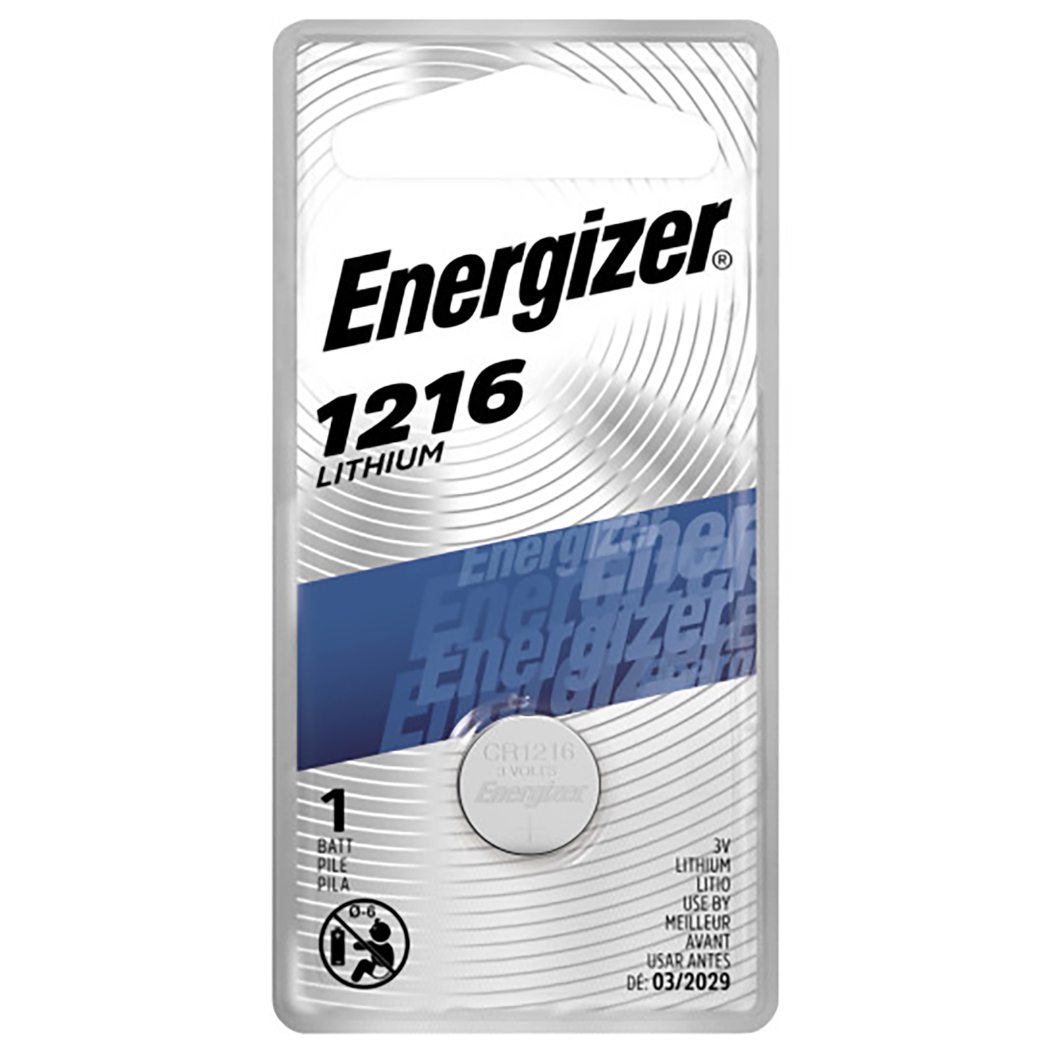 Photos - Circuit Breaker Energizer Lithium 1216 3 V Keyless Entry Battery 1 pk ECR1216BP 