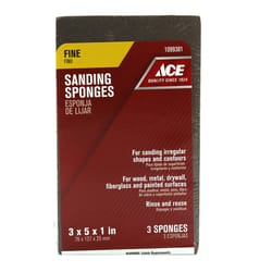Ace 5 in. L X 3 in. W X 1 in. 120 Grit Fine Sanding Sponge