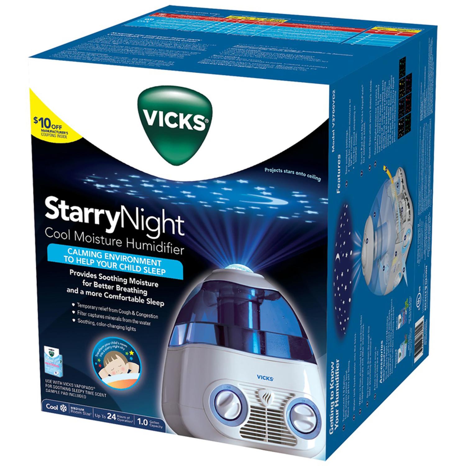Vicks 1 gal 100 sq ft Manual Humidifier Sansujyuku sansujyuku.com