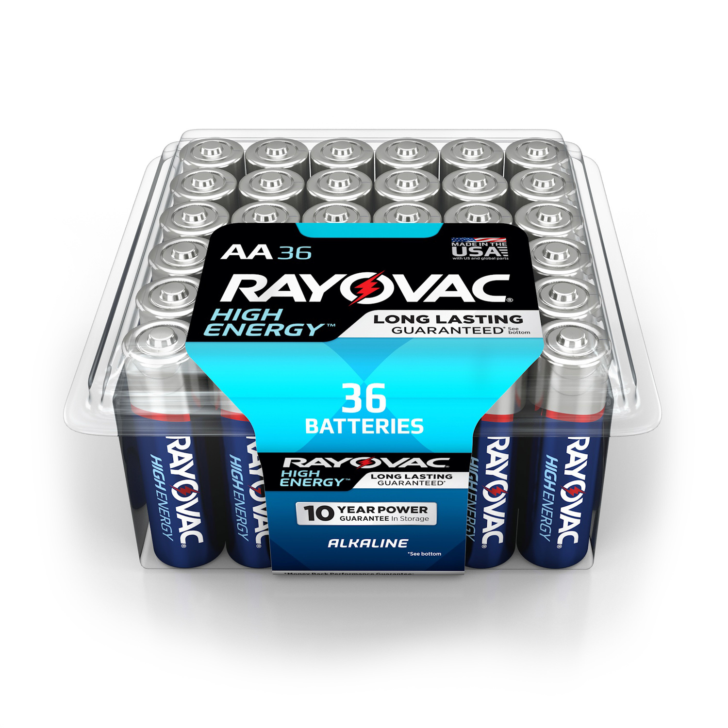 Photos - Household Switch Rayovac High Energy AA Alkaline Batteries 36 pk Clamshell 815-36PPK 