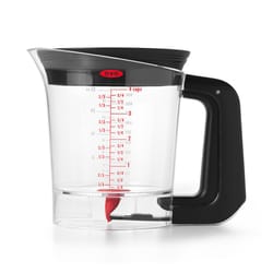 OXO Good Grips 1/4, 1/3, 1/2, 2/3, 1 cups Plastic Black Measuring Cup - Ace  Hardware