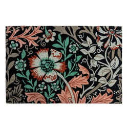 Entryways 24 in. W X 36 in. L Multi-Color Dianthus Coir Door Mat