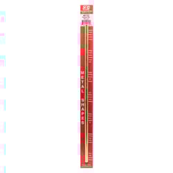K&S 9/32 in. D X 36 ft. L Round Brass Tube 1 pk K&S 9/32 in. D X 36 ft. L Round Brass Tube 1 pk