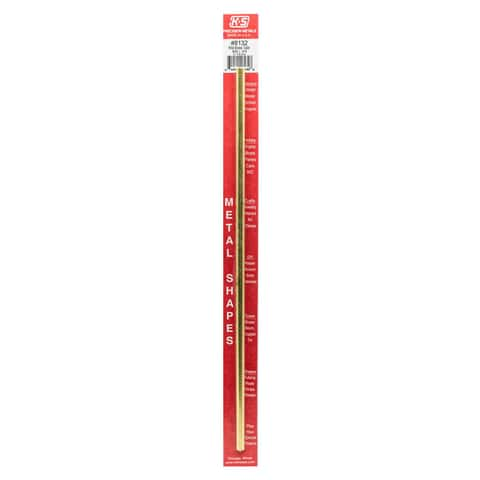 K&S 9/32 in. D X 12 in. L Round Brass Tube 1 pk - Ace Hardware