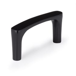 Richelieu Modern Arch Cabinet Pull 3-25/32 in. Matte Black 1 pk