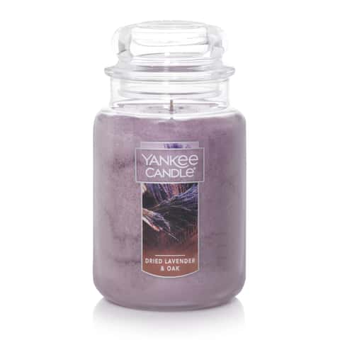 Yankee Candle Purple Dried Lavender & Oak Scent Jar Candle 22 oz - Ace  Hardware