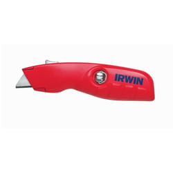 Irwin 6 in. Self-Retracting Safety Knife Red 1 pk