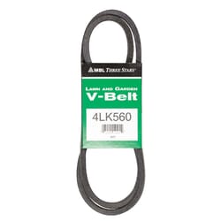 Mitsuboshi Super KB Standard V-Belt 0.5 in. W X 56 in. L For Riding Mowers