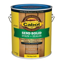 Cabot Semi-Solid Low VOC New Cedar Oil-Based Stain and Sealer 1 gal